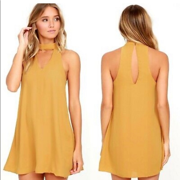 Lulus Dresses & Skirts - Sold🤗Lulu’s groove thing golden yellowdress